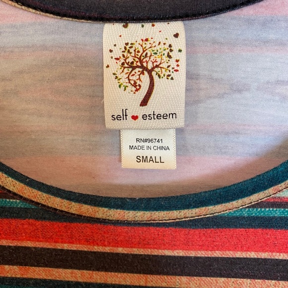 Bodycon Striped Tribal Print Dress - Picture 3 of 3